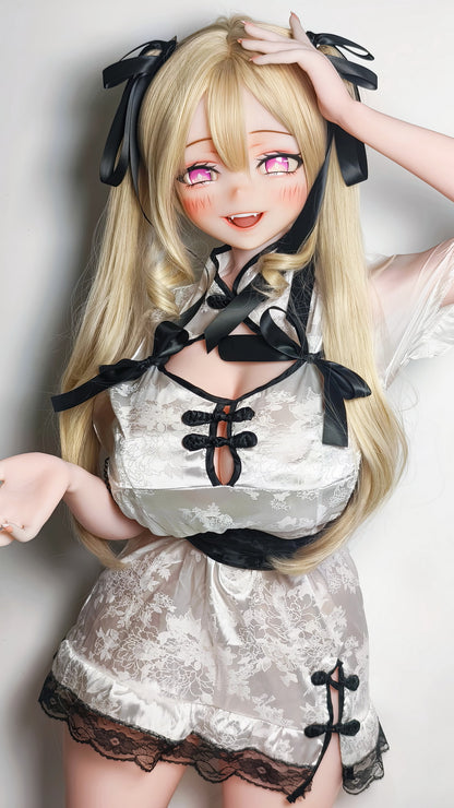 ElsaBabe 148 cm Anime-Puppe Platin-Silikon-Sexpuppe Erotisches Spielzeug mit Metallskelett, Furukawa Natsuki