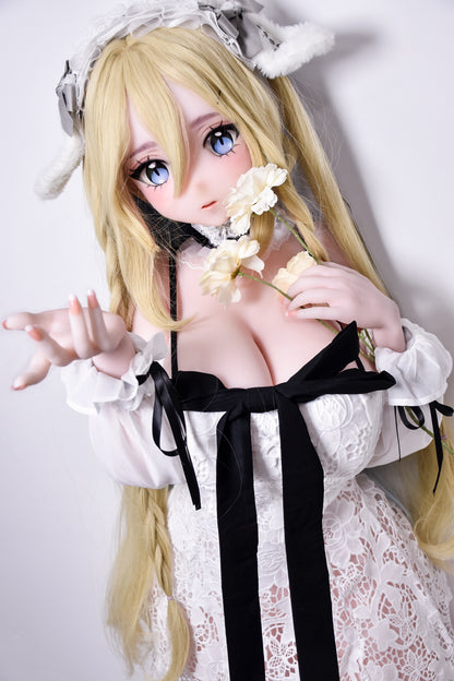 ElsaBabe 148 cm Anime-Puppe Platin-Silikon-Sexpuppe Erotisches Spielzeug mit Metallskelett, Furukawa Natsuki
