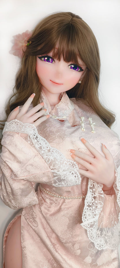 ElsaBabe 148 cm Anime-Puppe Platin-Silikon-Sexpuppe Erotisches Spielzeug mit Metallskelett, Furukawa Natsuki