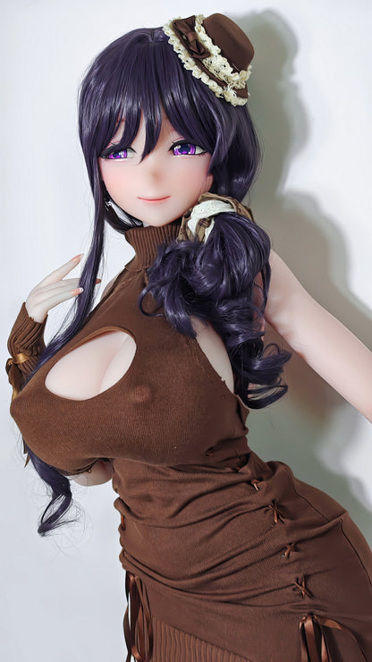 ElsaBabe 148 cm Anime-Puppe Platin-Silikon-Sexpuppe Erotisches Spielzeug mit Metallskelett, Furukawa Natsuki