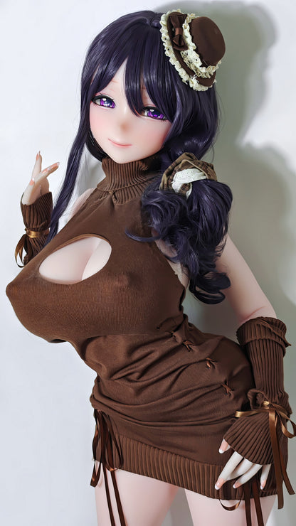 ElsaBabe 148 cm Anime-Puppe Platin-Silikon-Sexpuppe Erotisches Spielzeug mit Metallskelett, Furukawa Natsuki