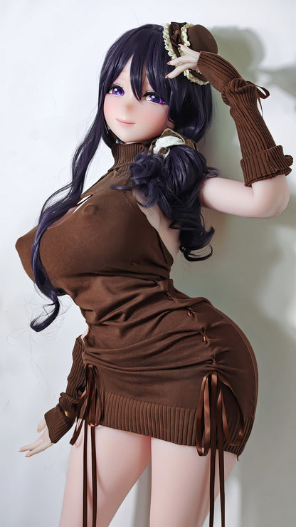 ElsaBabe 148 cm Anime-Puppe Platin-Silikon-Sexpuppe Erotisches Spielzeug mit Metallskelett, Furukawa Natsuki