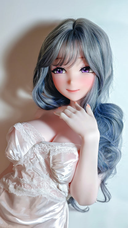 ElsaBabe 148 cm Anime-Puppe Platin-Silikon-Sexpuppe Erotisches Spielzeug mit Metallskelett, Furukawa Natsuki