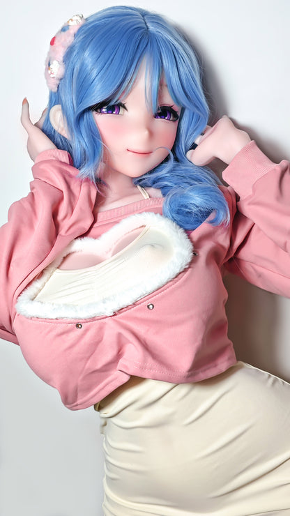 ElsaBabe 148 cm Anime-Puppe Platin-Silikon-Sexpuppe Erotisches Spielzeug mit Metallskelett, Furukawa Natsuki