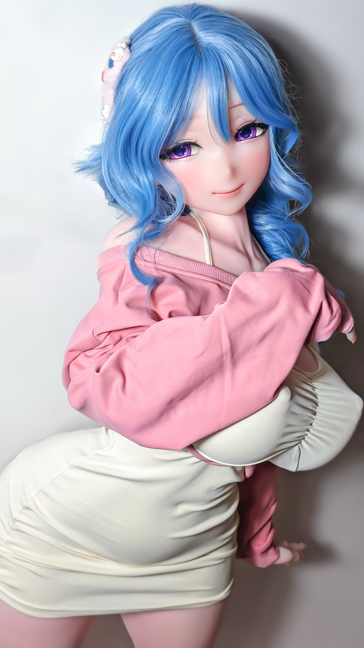 ElsaBabe 148 cm Anime-Puppe Platin-Silikon-Sexpuppe Erotisches Spielzeug mit Metallskelett, Furukawa Natsuki