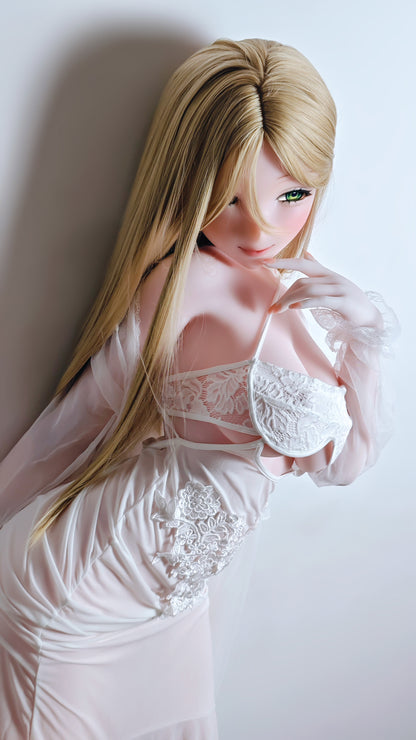 ElsaBabe 148 cm Anime-Puppe Platin-Silikon-Sexpuppe Erotisches Spielzeug mit Metallskelett, Furukawa Natsuki