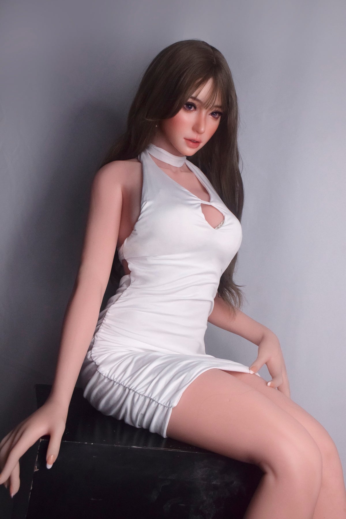ElsaBabe 148 cm Anime-Puppe Platin-Silikon-Sexpuppe Erotisches Spielzeug mit Metallskelett, Furukawa Natsuki