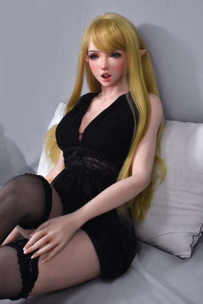 ElsaBabe 148 cm Anime-Puppe Platin-Silikon-Sexpuppe Erotisches Spielzeug mit Metallskelett, Furukawa Natsuki