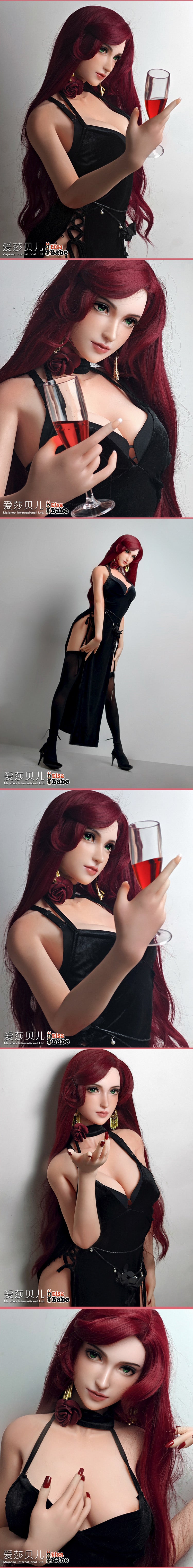 ElsaBabe 148 cm Anime-Puppe Platin-Silikon-Sexpuppe Erotisches Spielzeug mit Metallskelett, Furukawa Natsuki