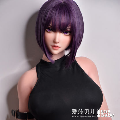 ElsaBabe 148 cm Anime-Puppe Platin-Silikon-Sexpuppe Erotisches Spielzeug mit Metallskelett, Furukawa Natsuki