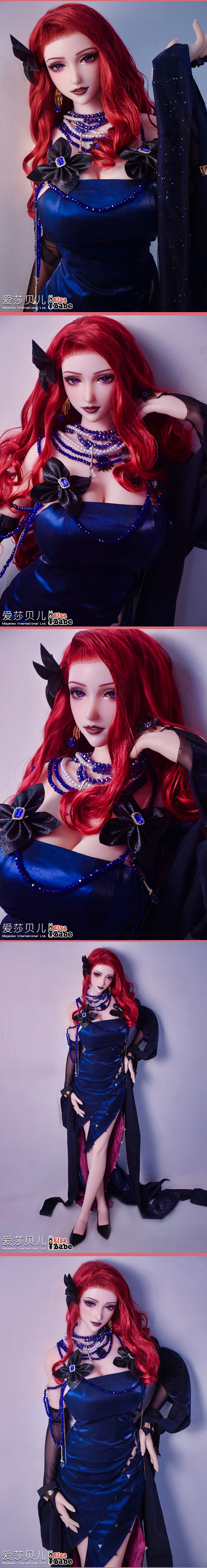 ElsaBabe 165cm Realistic ACG Doll Platinum Silicone Love Doll Adult Toy With Metal Skeleton, Kikukawa Rei