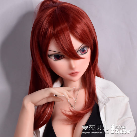 ElsaBabe 148 cm Anime-Puppe Platin-Silikon-Sexpuppe Erotisches Spielzeug mit Metallskelett, Furukawa Natsuki