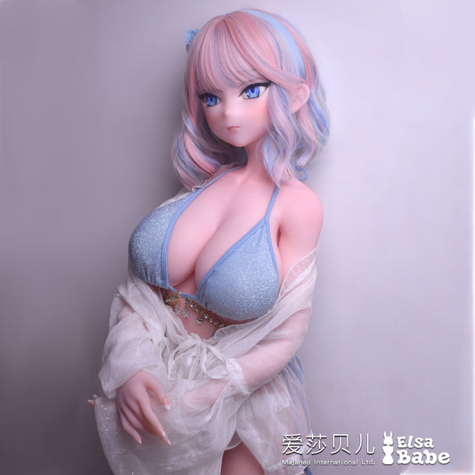 ElsaBabe 148 cm Anime-Puppe Platin-Silikon-Sexpuppe Erotisches Spielzeug mit Metallskelett, Furukawa Natsuki
