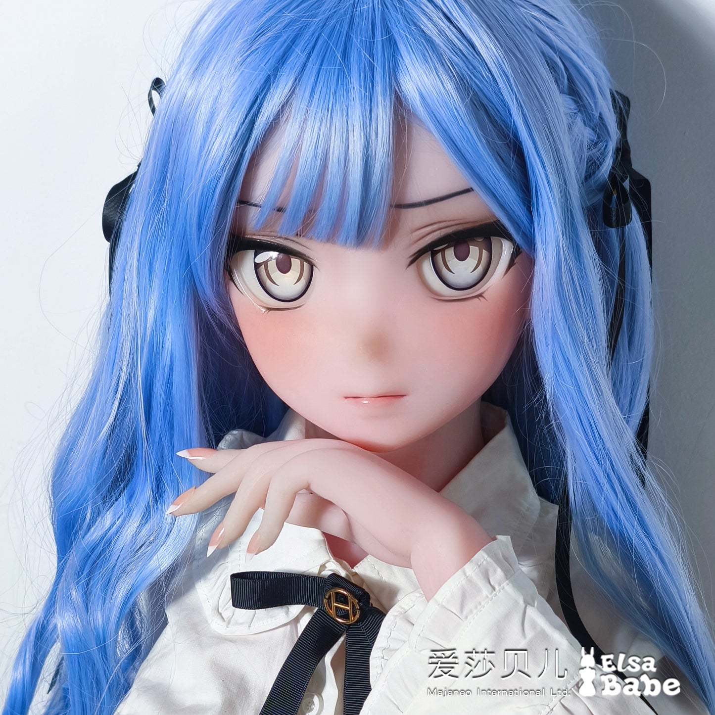ElsaBabe 148cm Anime Doll Platinum Silicone Love Doll Adult Toy With Metal Skeleton, Nakano Kasumi