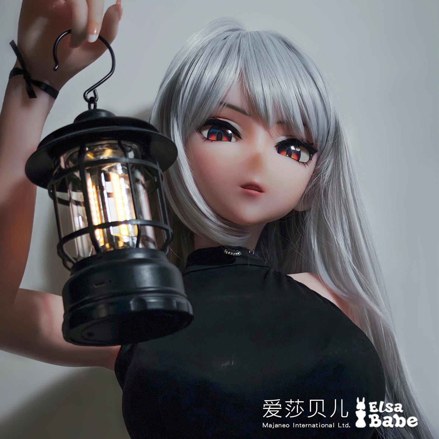 ElsaBabe 130cm Anime Doll Platinum Silicone Love Doll Adult Toy With Metal Skeleton, Genba Tokiko