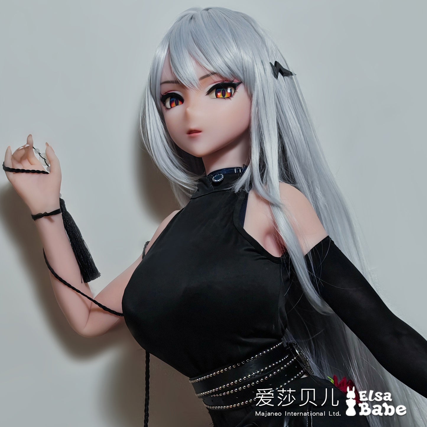 ElsaBabe 130cm Anime Doll Platinum Silicone Love Doll Adult Toy With Metal Skeleton, Genba Tokiko