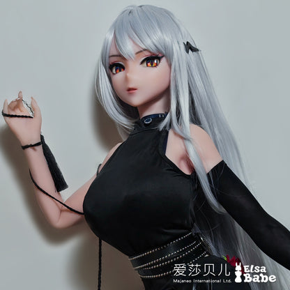 ElsaBabe 130cm Anime Doll Platinum Silicone Love Doll Adult Toy With Metal Skeleton, Genba Tokiko