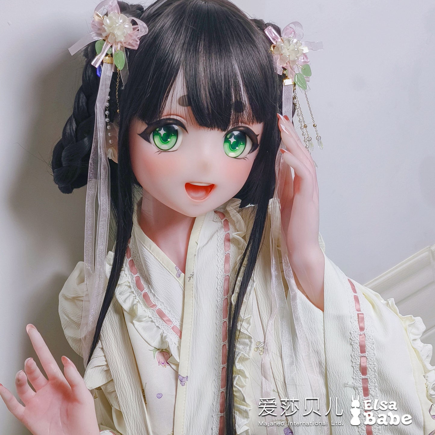 ElsaBabe 144cm Anime Doll Platinum Silicone Love Doll Adult Toy With Metal Skeleton, Yumeno Ayano