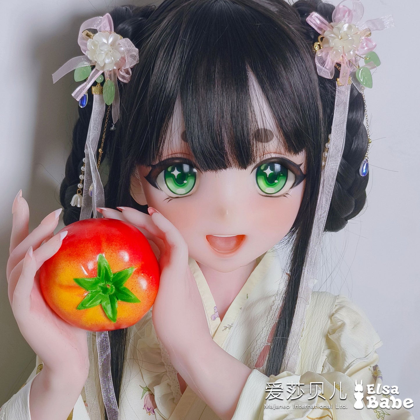 ElsaBabe 144cm Anime Doll Platinum Silicone Love Doll Adult Toy With Metal Skeleton, Yumeno Ayano