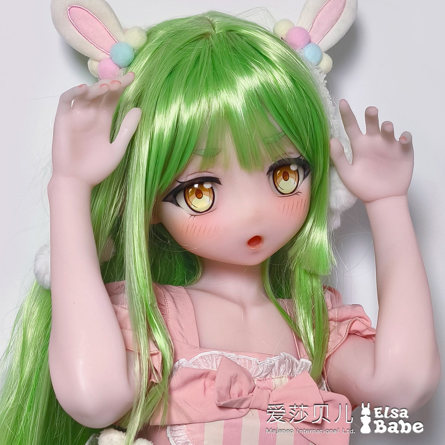 ElsaBabe 130cm Anime Doll Platinum Silicone Love Doll Adult Toy With Metal Skeleton, Momoi Mitsuyo