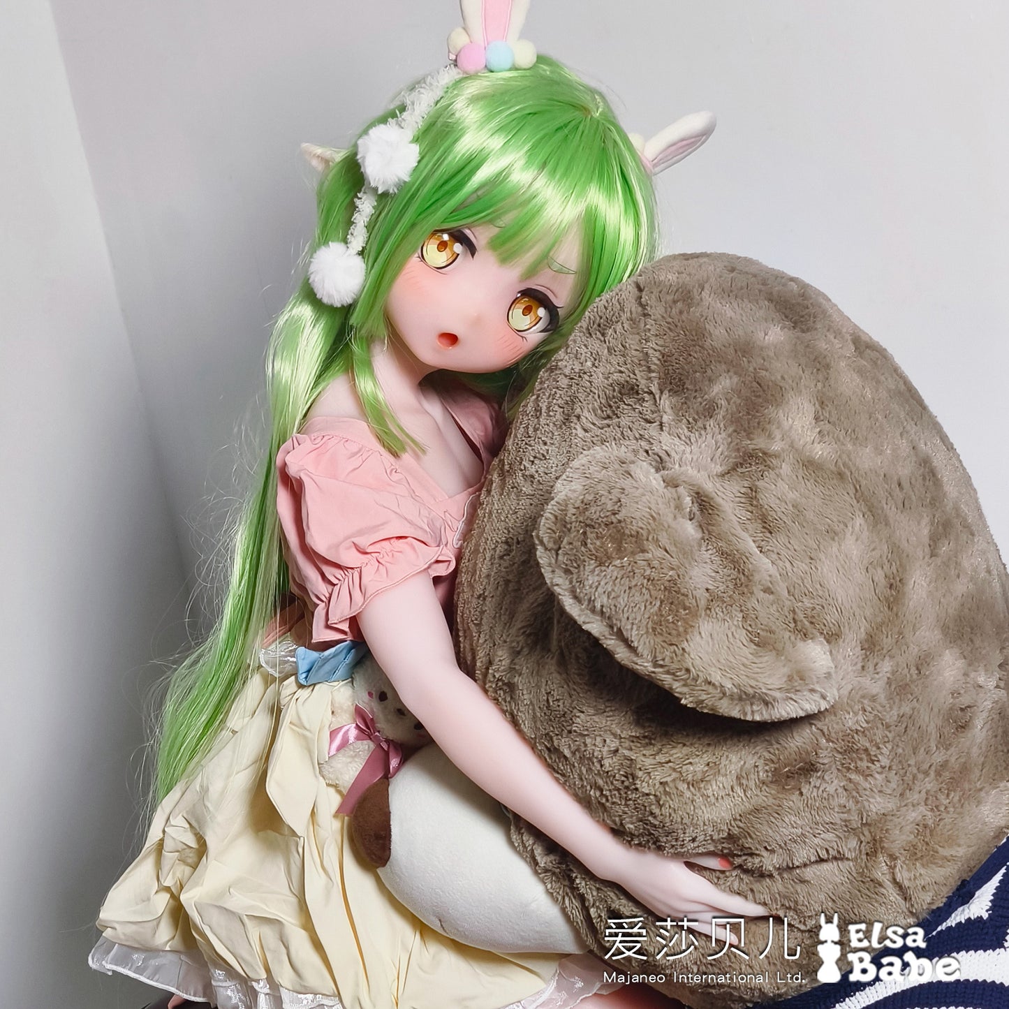 ElsaBabe 130cm Anime Doll Platinum Silicone Love Doll Adult Toy With Metal Skeleton, Momoi Mitsuyo