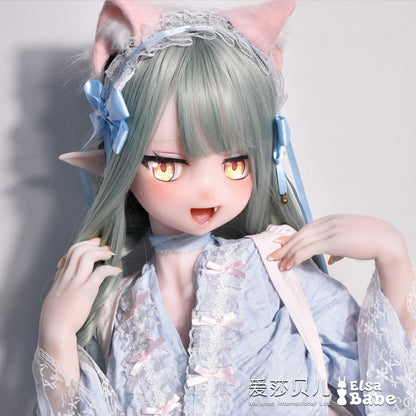 ElsaBabe 148cm Anime Doll Platinum Silicone Love Doll Adult Toy With Metal Skeleton, Momoi Nozomi