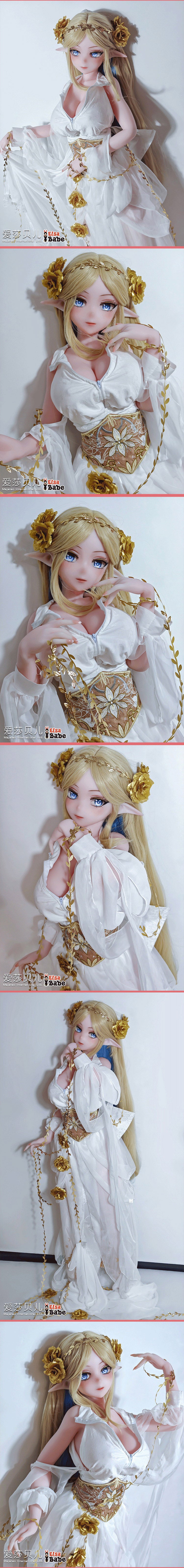 ElsaBabe 148cm Anime Doll Platinum Silicone Love Doll Adult Toy With Metal Skeleton, Nishino Masayo