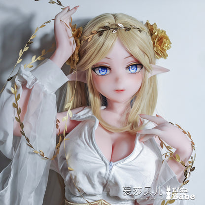 ElsaBabe 148cm Anime Doll Platinum Silicone Love Doll Adult Toy With Metal Skeleton, Nishino Masayo