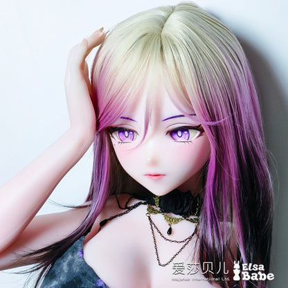 ElsaBabe 140 cm Anime-Puppe Platin-Silikon-Sexpuppe Erotisches Spielzeug mit Metallskelett, Furukawa Natsuki
