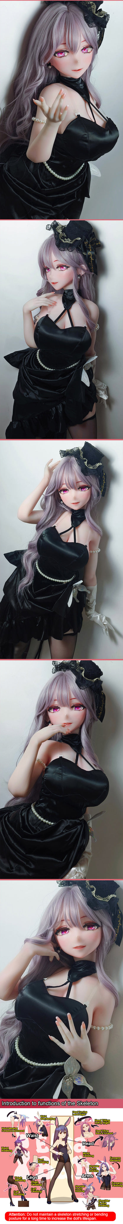 ElsaBabe 148 cm Anime-Puppe Platin-Silikon-Sexpuppe Erotisches Spielzeug mit Metallskelett, Furukawa Natsuki