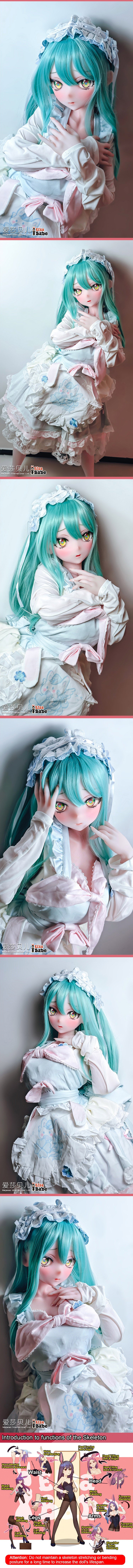 ElsaBabe 140cm Anime Doll Platinum Silicone Love Doll Adult Toy With Metal Skeleton, Asawa Natsuko