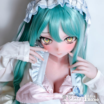 ElsaBabe 130cm Anime Doll Platinum Silicone Love Doll Adult Toy With Metal Skeleton, Asawa Natsuko