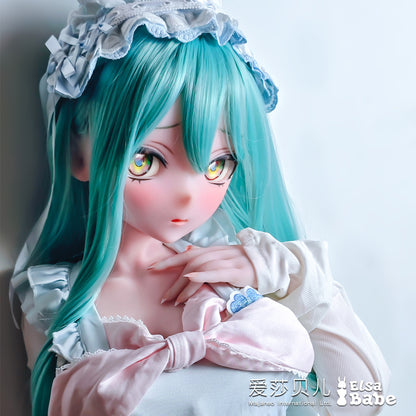 ElsaBabe 130cm Anime Doll Platinum Silicone Love Doll Adult Toy With Metal Skeleton, Asawa Natsuko