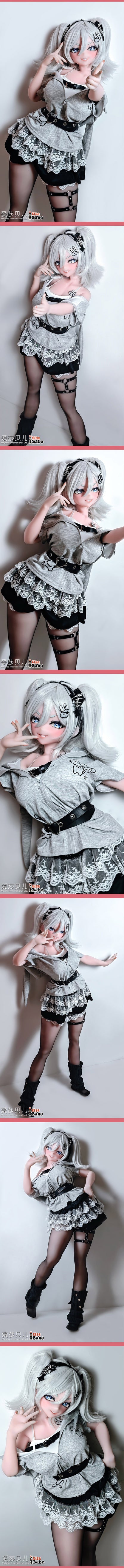 ElsaBabe 148 cm Anime-Puppe Platin-Silikon-Sexpuppe Erotisches Spielzeug mit Metallskelett, Furukawa Natsuki