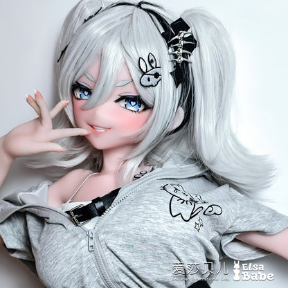 ElsaBabe 150cm Anime Doll Platinum Silicone Love Doll Adult Toy With Metal Skeleton, Flonine