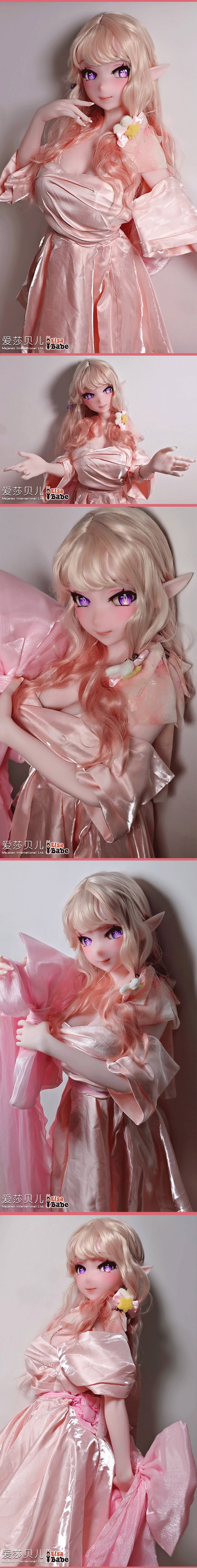 ElsaBabe 165cm Anime Doll Platinum Silicone Love Doll Adult Toy With Metal Skeleton, Aihara Kumi