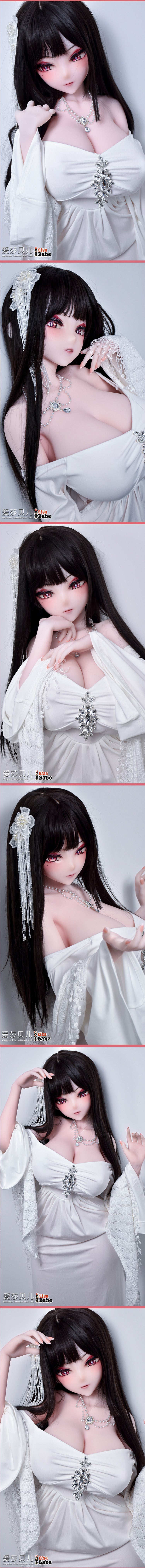 ElsaBabe 163cm Anime Doll Platinum Silicone Love Doll Adult Toy With Metal Skeleton, Ogata Maika