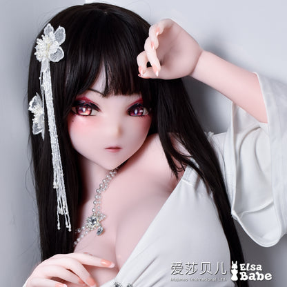 ElsaBabe 165cm Anime Doll TPE Love Doll Adult Toy With Metal Skeleton, Ogata Maika