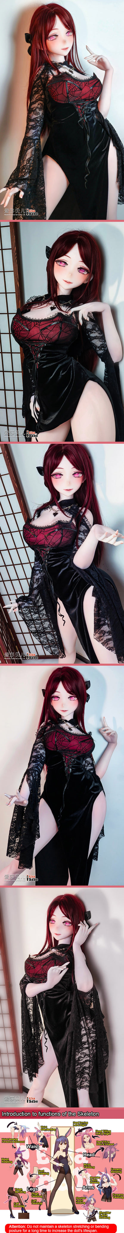 ElsaBabe 176cm Anime Doll Platinum Silicone Love Doll Adult Toy With Metal Skeleton, Akizuki Shimo