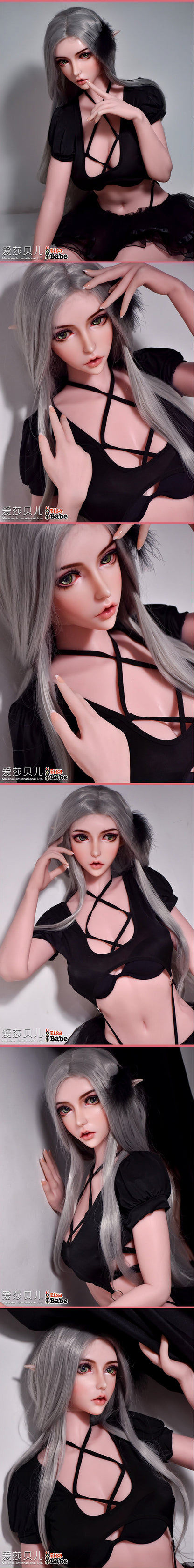 ElsaBabe 148 cm Anime-Puppe Platin-Silikon-Sexpuppe Erotisches Spielzeug mit Metallskelett, Furukawa Natsuki