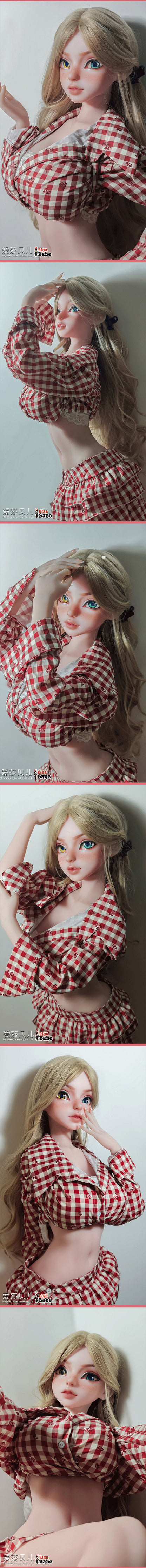 ElsaBabe 148cm Anime Doll Platinum Silicone Love Doll Adult Toy With Metal Skeleton, Jennifer Eden