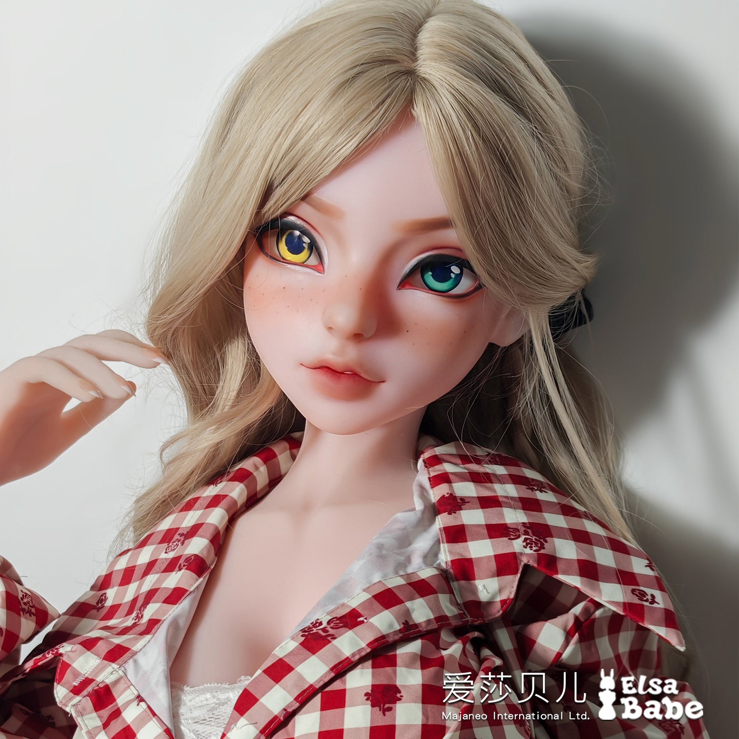 ElsaBabe 148cm Anime Doll Platinum Silicone Love Doll Adult Toy With Metal Skeleton, Jennifer Eden