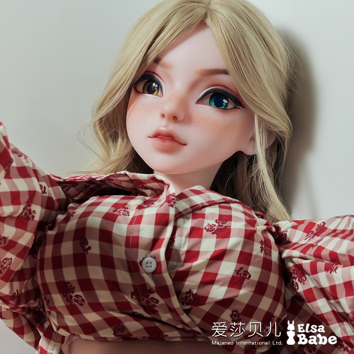 ElsaBabe 148cm Anime Doll Platinum Silicone Love Doll Adult Toy With Metal Skeleton, Jennifer Eden