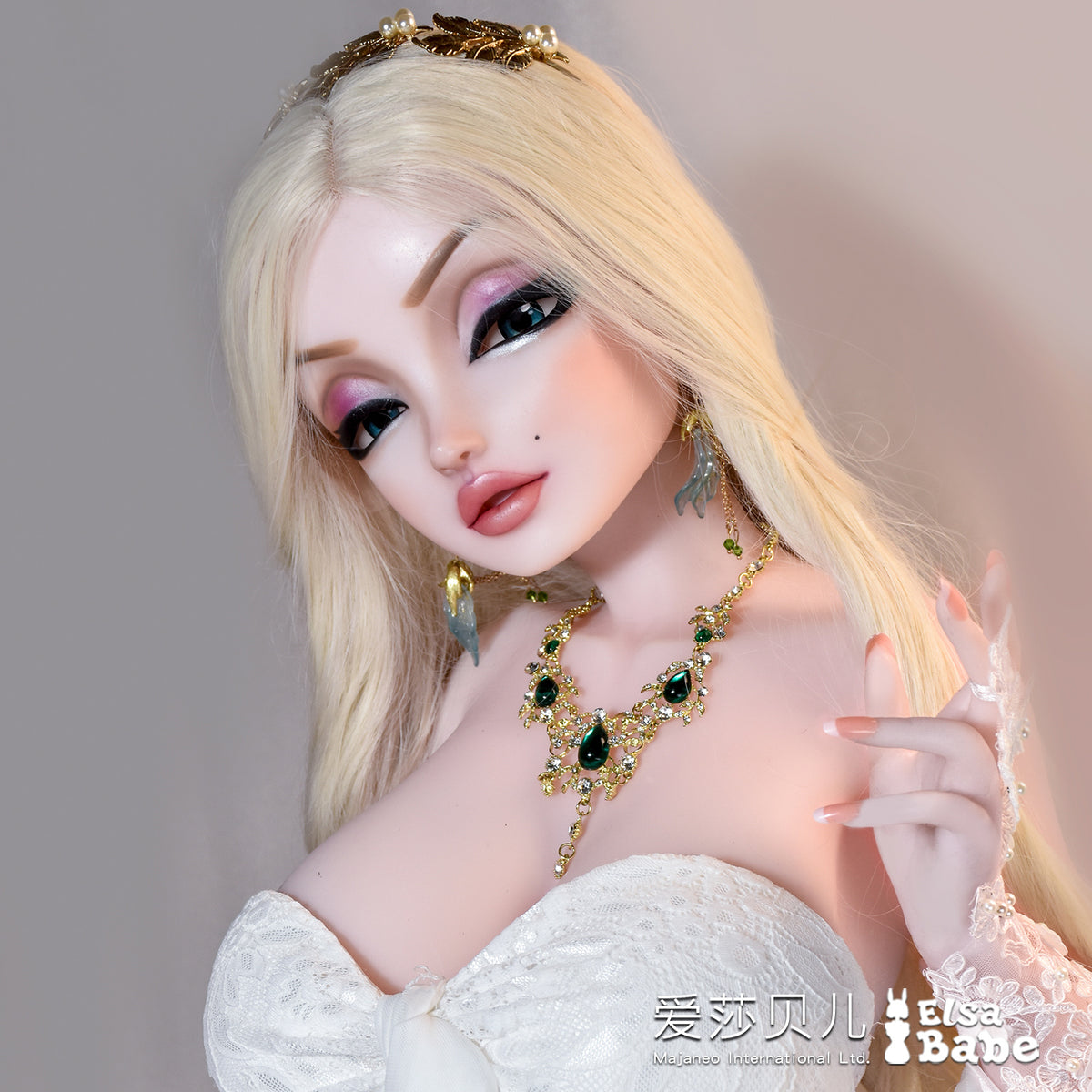 ElsaBabe 148 cm Anime-Puppe Platin-Silikon-Sexpuppe Erotisches Spielzeug mit Metallskelett, Furukawa Natsuki