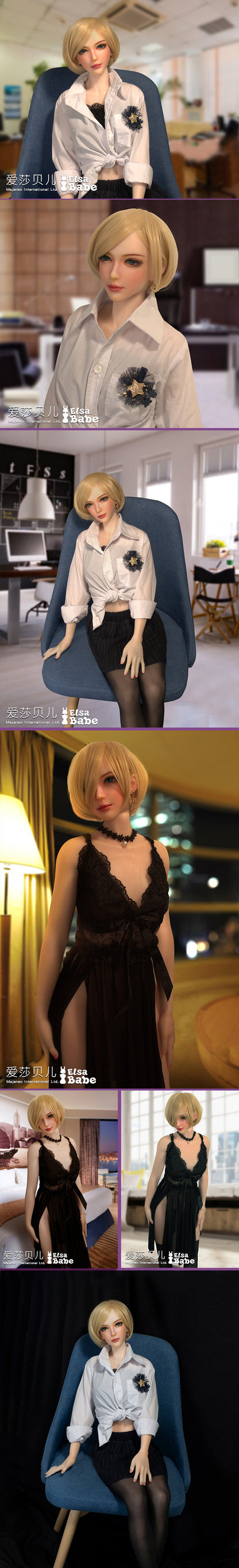 ElsaBabe 102cm ACG Doll Platinum Silicone Love Doll Adult Toy With Metal Skeleton, Tanaka Miyuki