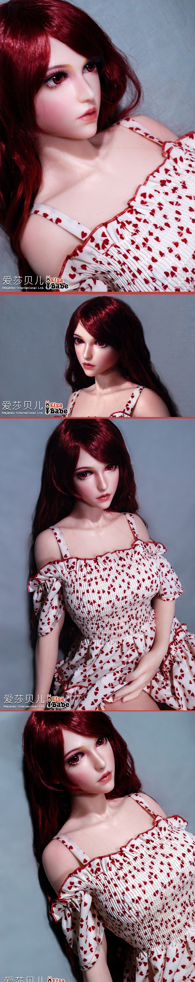ElsaBabe 102cm ACG Doll Platinum Silicone Sex Doll Erotic Toy With Metal Skeleton, Tsukino Yuka