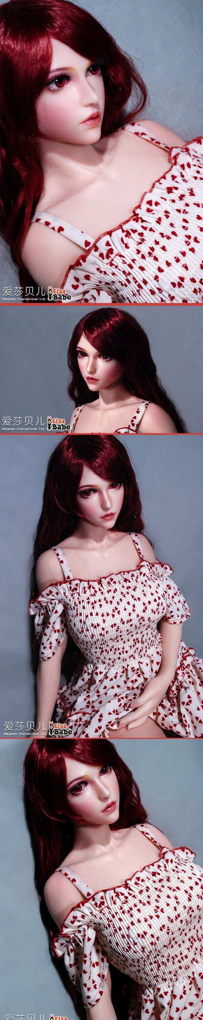 ElsaBabe 102cm ACG Doll Platinum Silicone Sex Doll Erotic Toy With Metal Skeleton, Tsukino Yuka