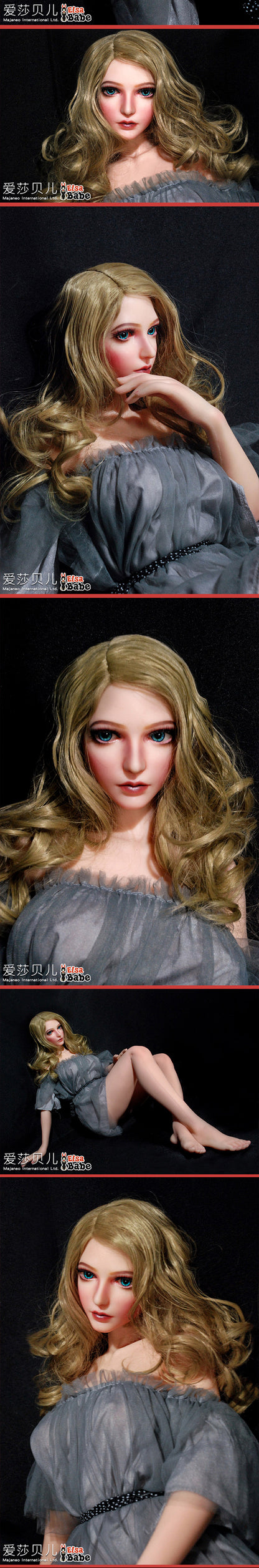 ElsaBabe 102cm ACG Doll Platinum Silicone Sex Doll Erotic Toy With Metal Skeleton, Yamashita Momoe