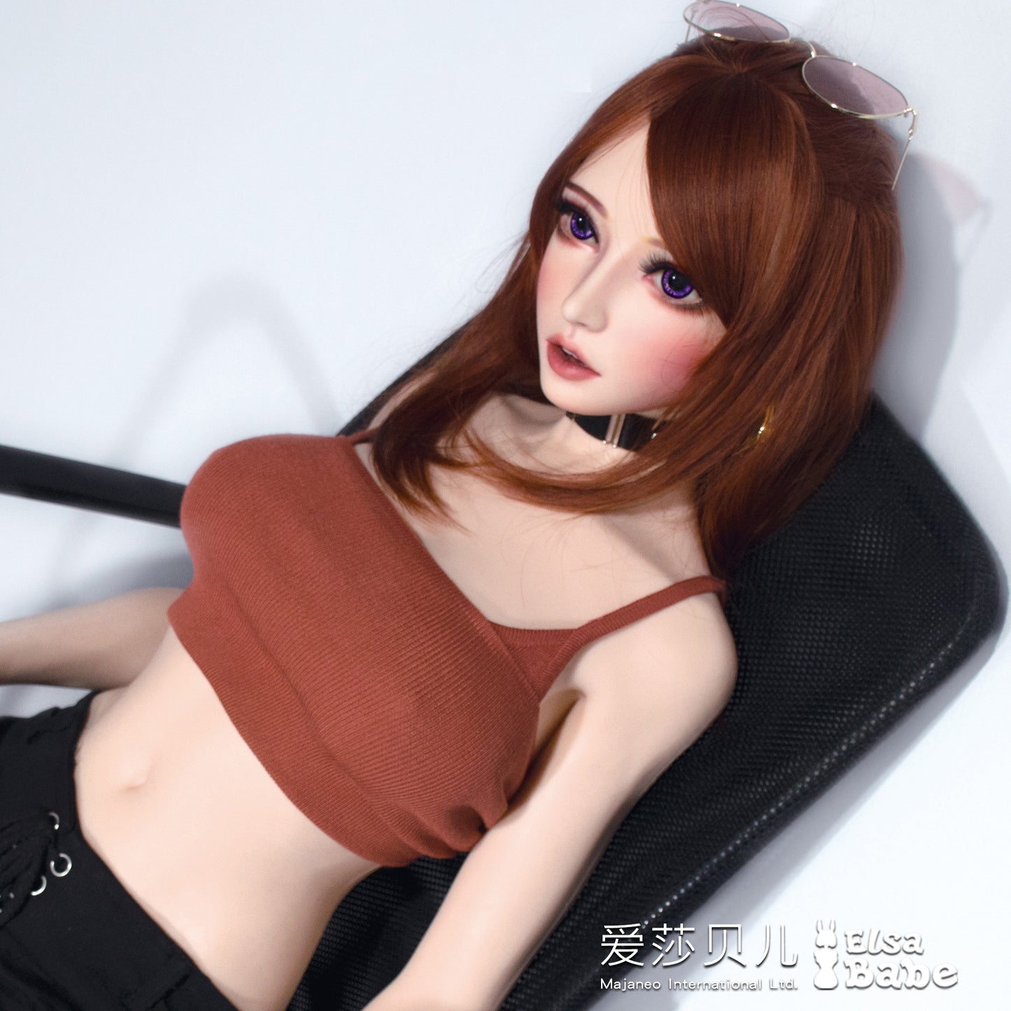 ElsaBabe 148cm ACG Doll Platinum Silicone Sex Doll Erotic Toy With Metal Skeleton, Chiba Madoka