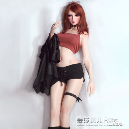 ElsaBabe 148cm ACG Doll Platinum Silicone Sex Doll Erotic Toy With Metal Skeleton, Chiba Madoka